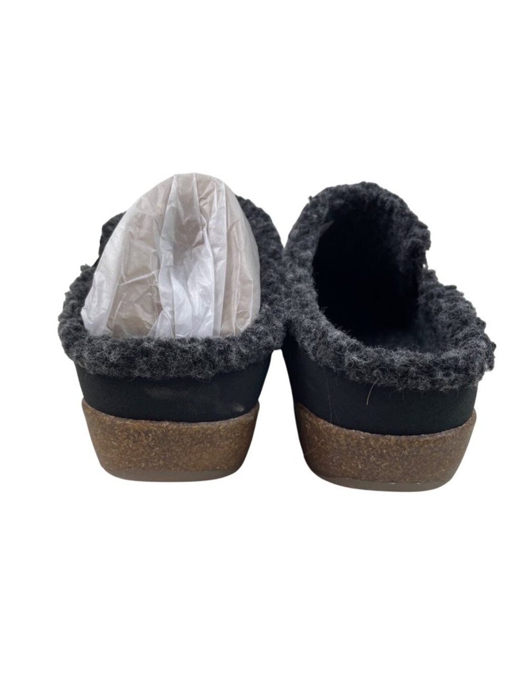 Earth Origins Womens Black Faux Suede Fleece-Lined Clogs Size 7M - Picture 5 of 12